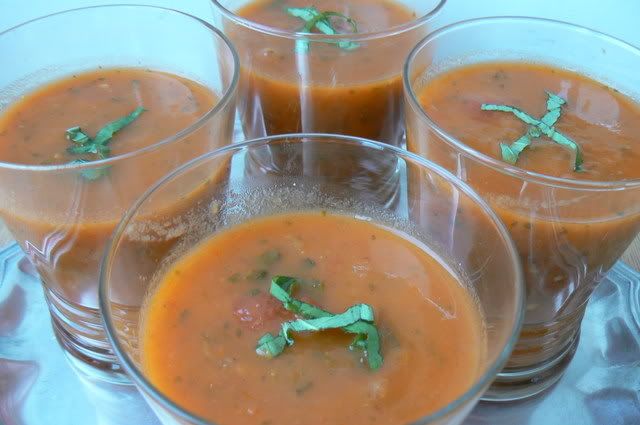 Ina's Roasted Tomato and Basil Soup Pictures, Images and Photos