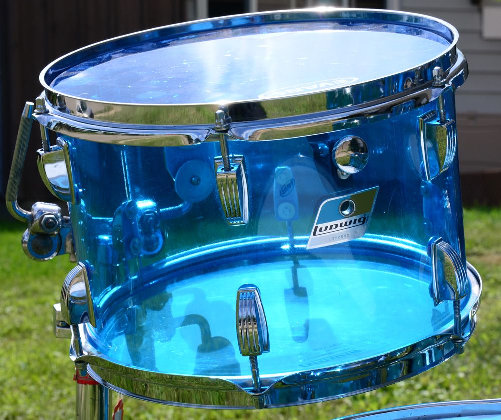 ludwig vistalite blue