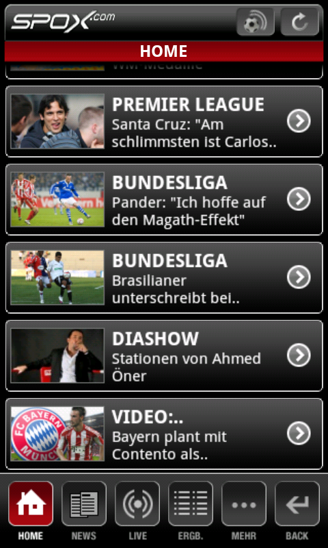 Spox Android App