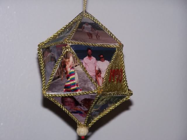 1990 photo ornament