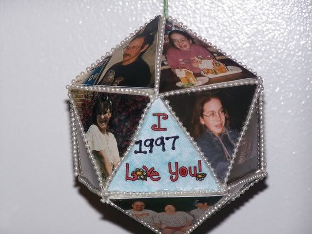 1997 photo ornament