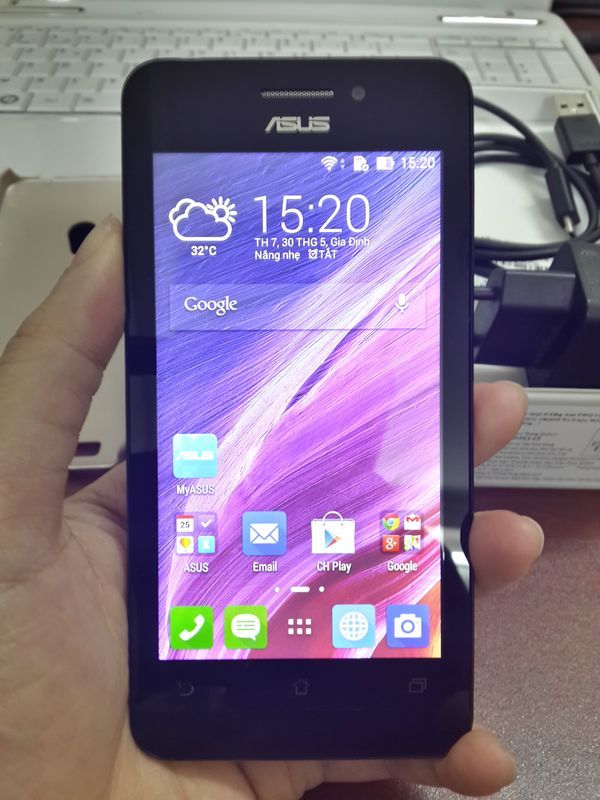 Bán Zenfone A450 mới 99% giá rẻ, còn bh 12/2015, tặng bao da Nillkin - 2