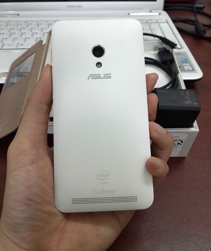 Bán Zenfone A450 mới 99% giá rẻ, còn bh 12/2015, tặng bao da Nillkin - 3