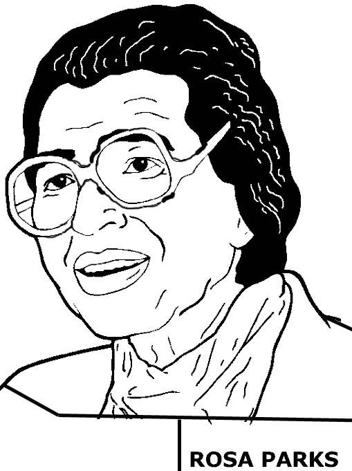 Black History Coloring Pages: Rosa Parks, Frederick Douglass title=