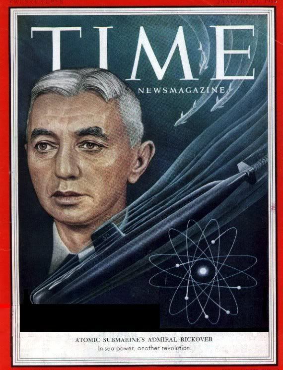 Hyman G Rickover. Rickover went to sea for