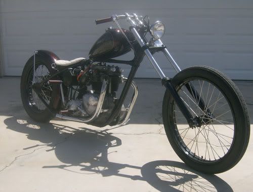 4th Place Chopper Category - Saywhat's '65 Bonnie 