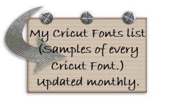If you download my Fonts list I would love it if you would also become a follower of my blog! ♥