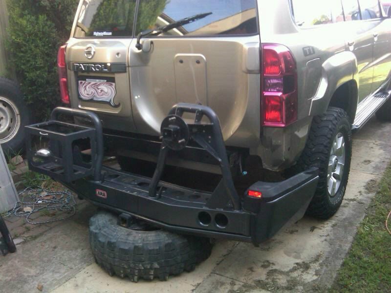 Nissan patrol arb rear bar #2