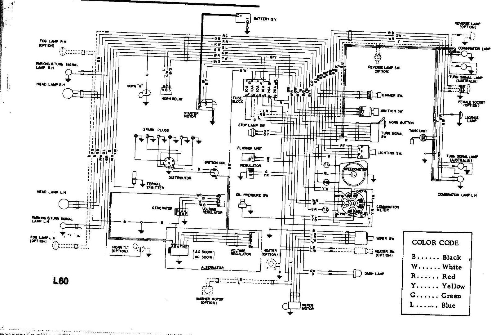 Nissan patrol 1989 wiring diagram #2