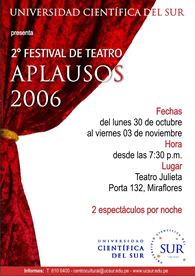 Mas alla del Borde este Jueves 2 de Noviembre en Teatro Julieta