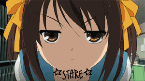 suzumiya stare