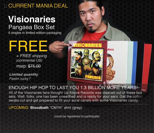 Mania Deal Visionaries Pangaea Box Set