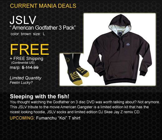 Mania Deals JSLV American Godfather 3 pack