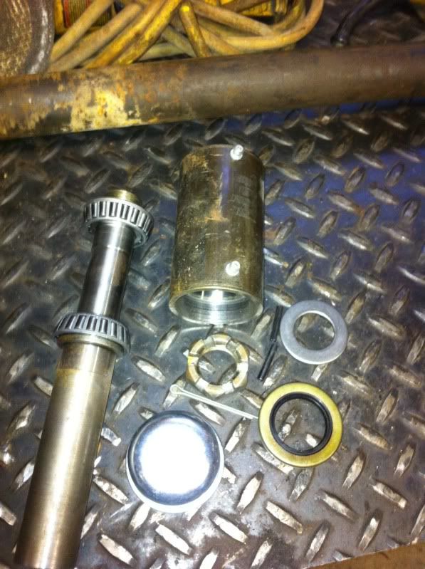 Tire carrier spindle kit, Stage8 D44 spindle XLock Pirate 4x4