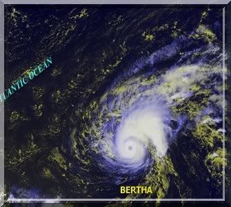 Hurrikan Bertha, Bermudas, Karibik, 8. Juli, July, julio 2008, Hurrikansaison 2008, Hurricane, Sturm, storm, tormenta, Zyklon, Mexiko, Mexico, Tropische Depression, Sturm, Prognose, Zugbahn, Pazifik, Atlantik, forecast, Vorhersage