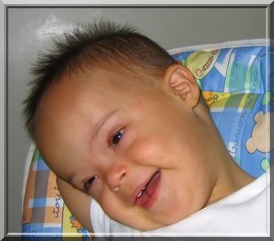 Kind, Baby, gluecklich, Down-Sybdrom, happy child, down´s syndrome, niño felíz síndrome de Down