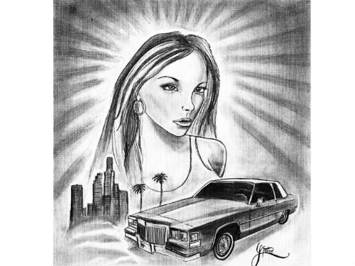 Lowrider Arte magazine is pretty fuckin rad The check out what I can draw