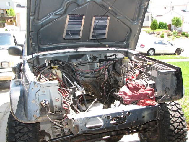 Jeep cherokee xj v8 swap kit