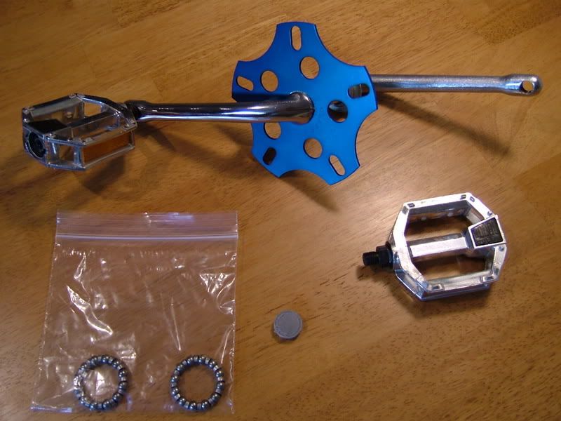 mongoose mountain bike crank assembly