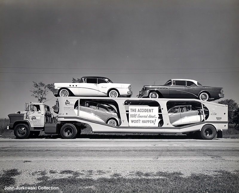 Old car haulers