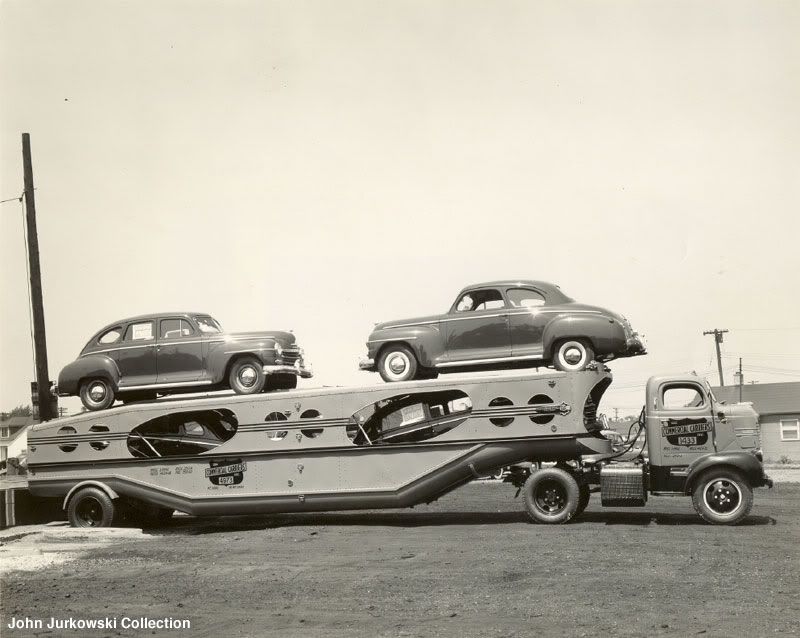 Old car haulers