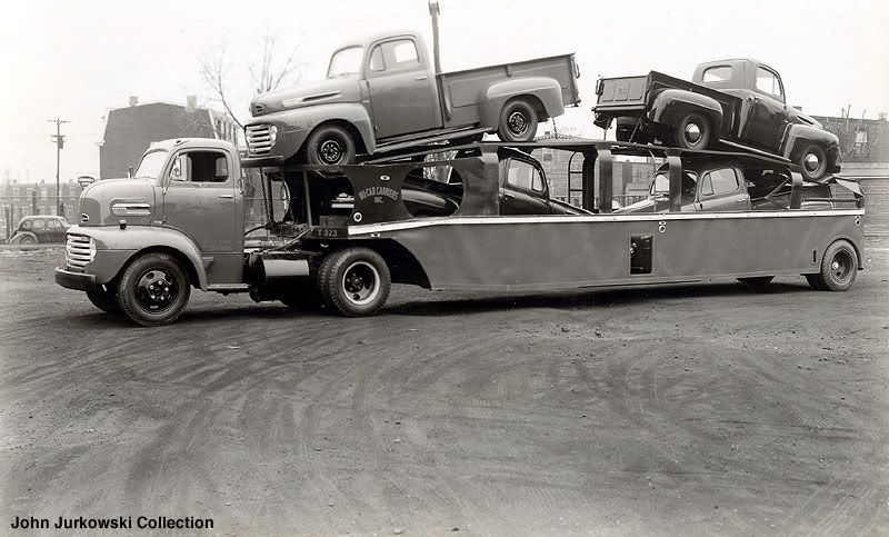 Old car haulers