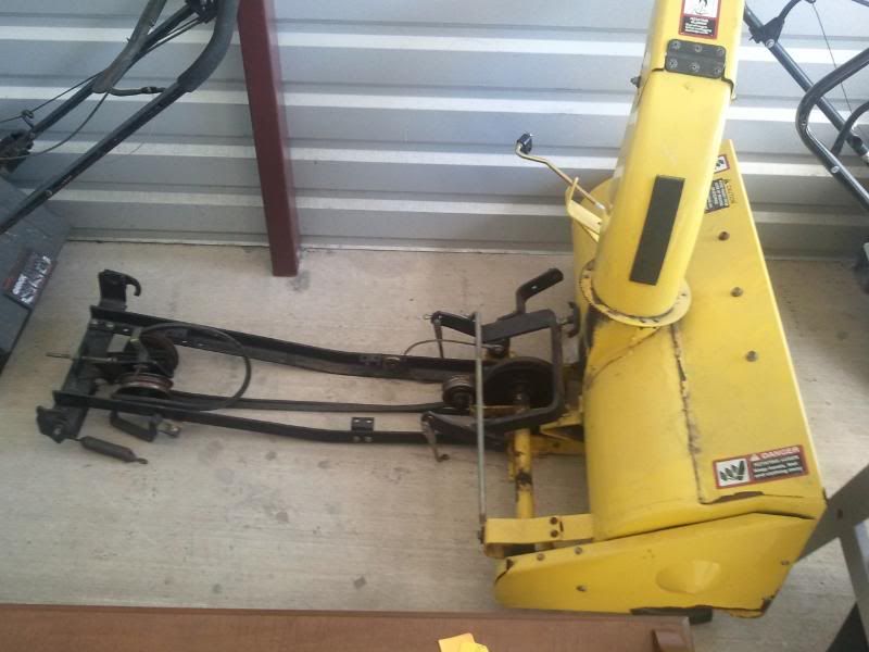 M042SBX Snowblower - Will it fit an LX178 ... john deere lt160 diagram 
