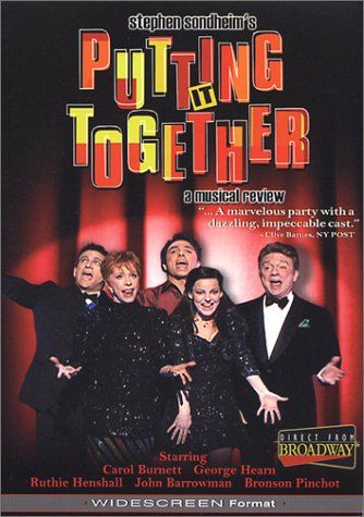 carol burnett,stephen sondheim,putting it together,john barrowman,ruthie henshall,george hearn,bronson pinchot