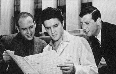 Jerry Leiber &amp; Mike Stoller with Elvis Presley