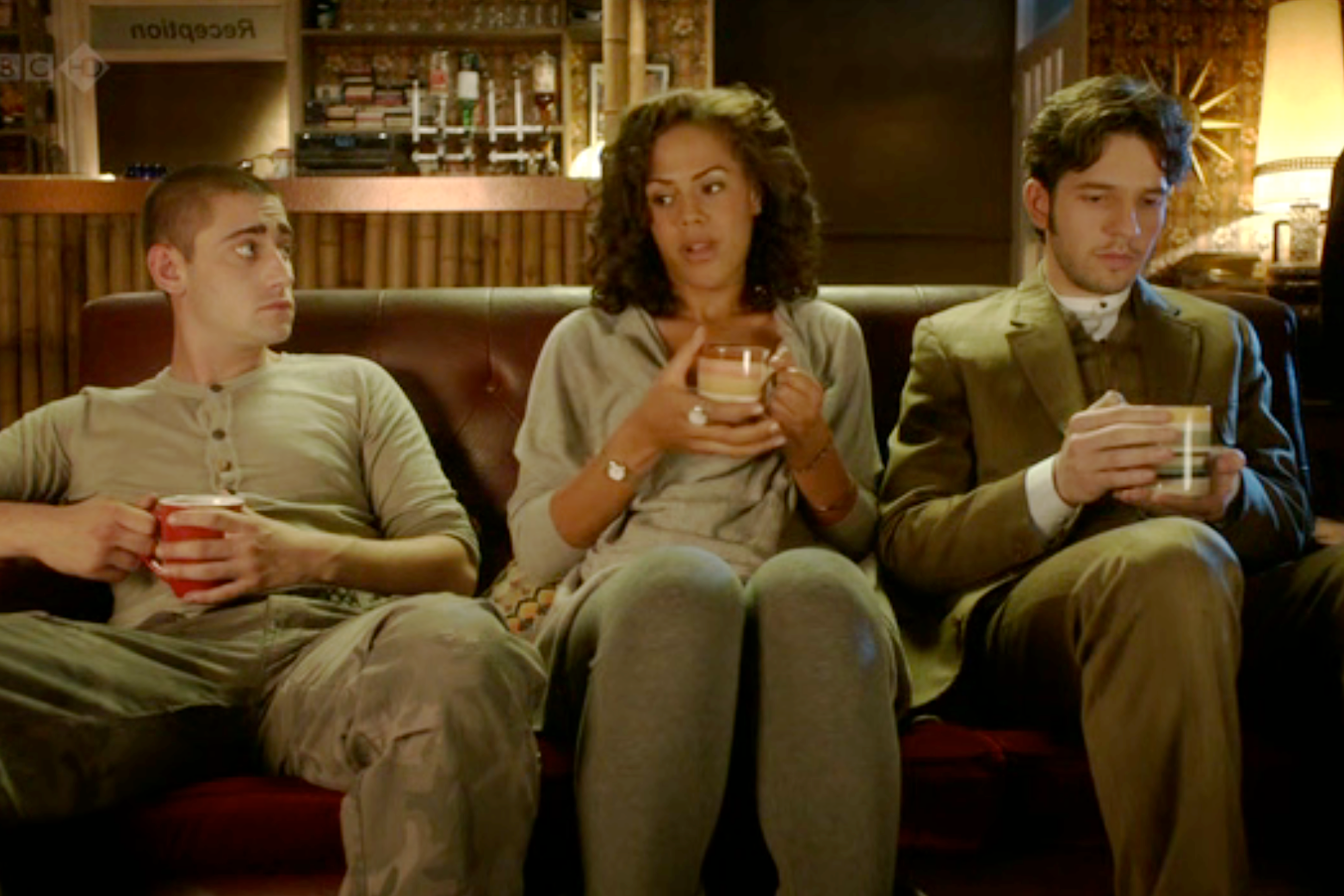 Being Human Season 4 Ep, Lenora Crichlow, Damien Molony, Michael Socha