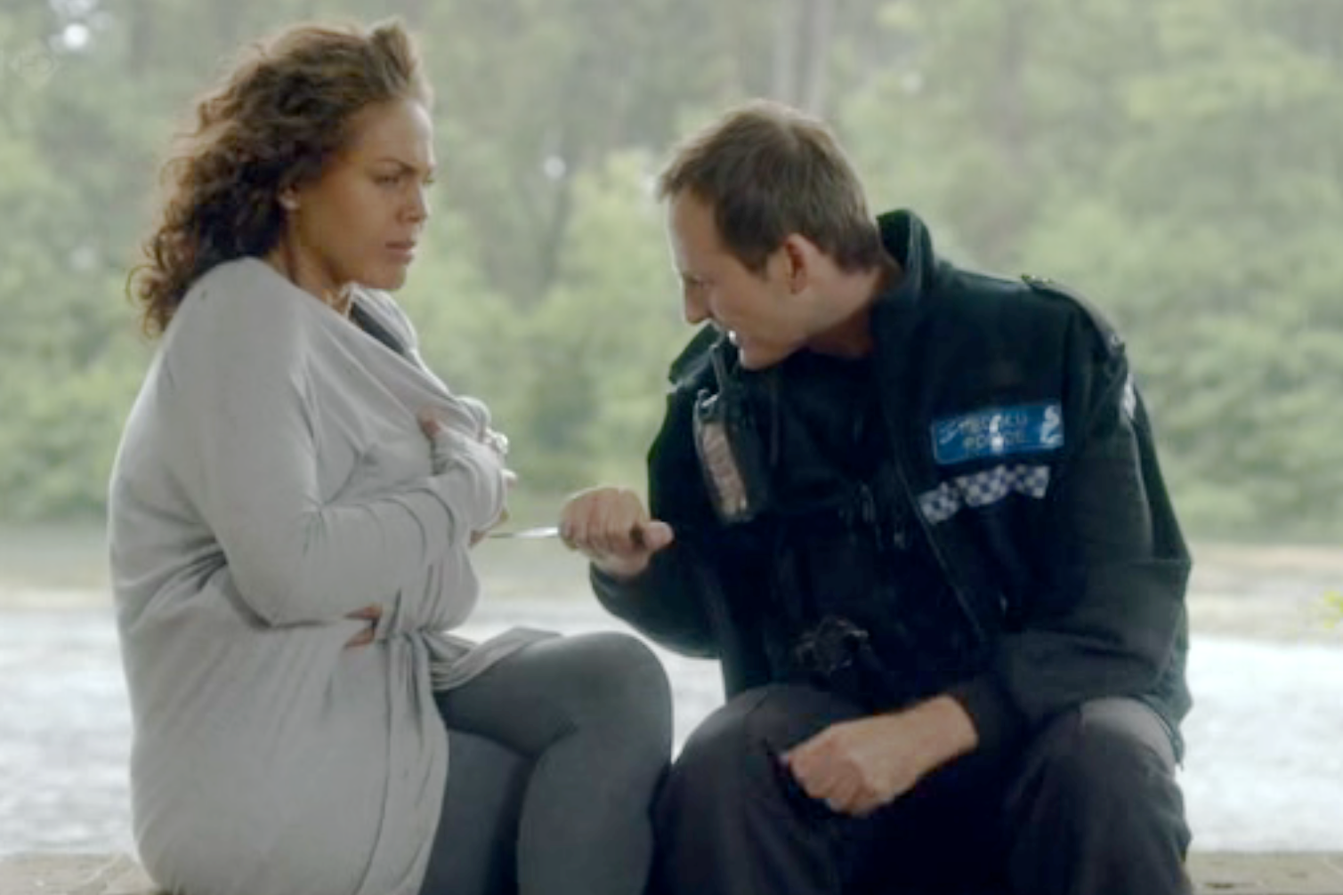 damien molony, lenora crichlow and michael socha.