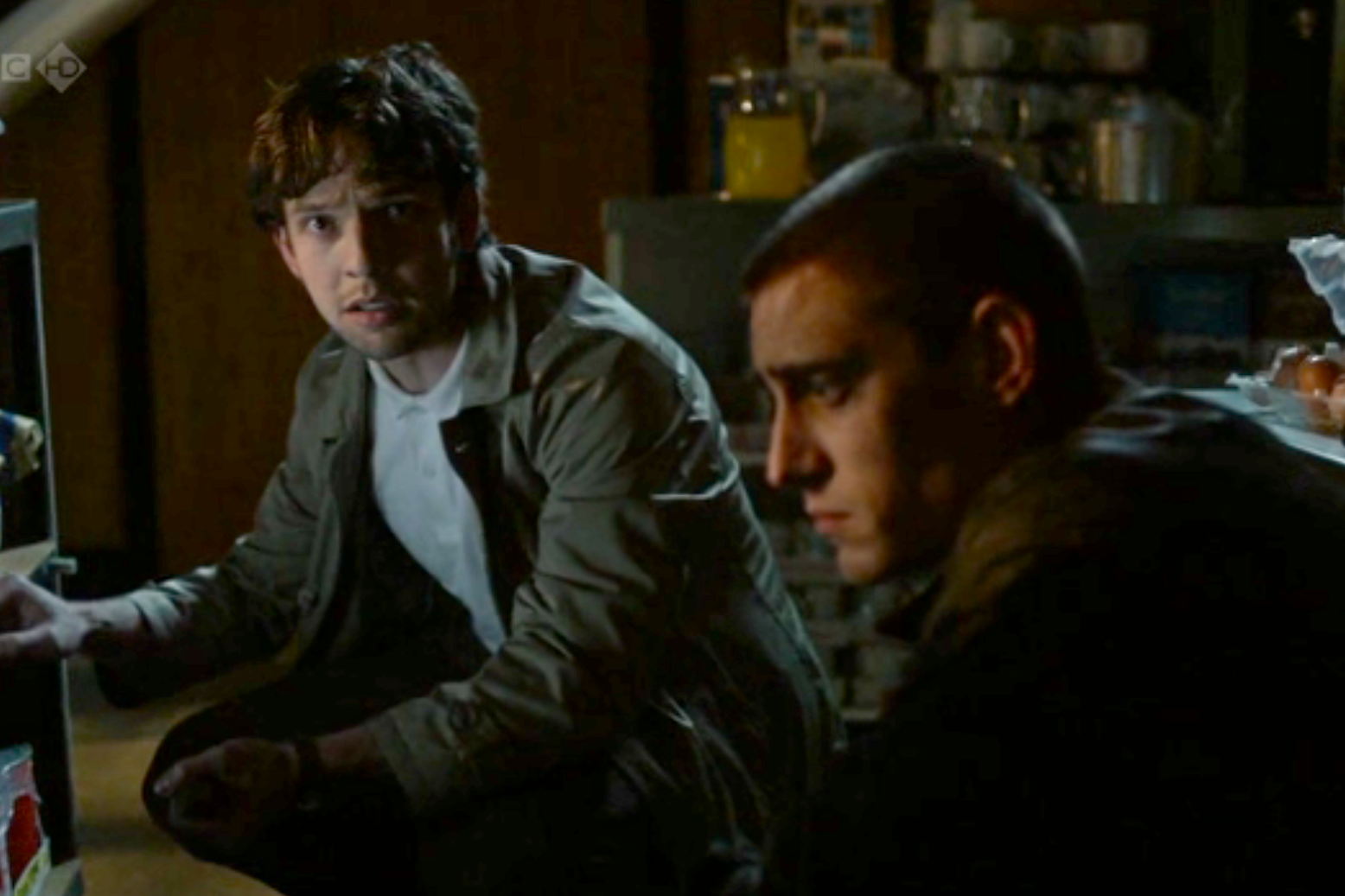 Being Human Season 4 Episode 3, damien molony, lenora crichlow and michael socha.