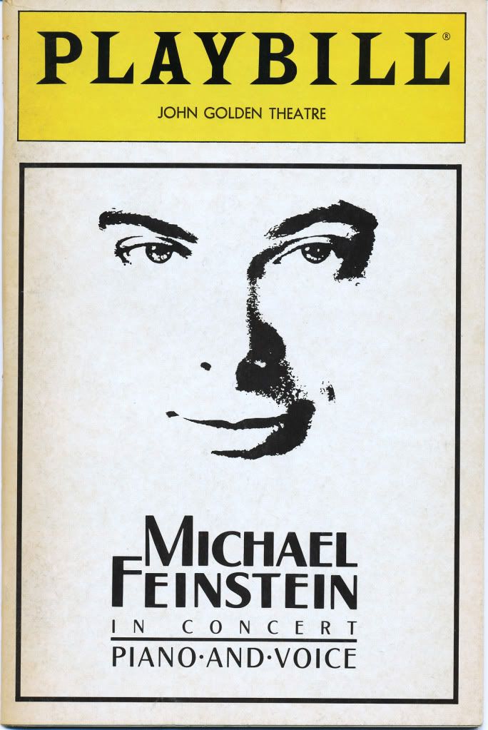 michael feinstein,playbill