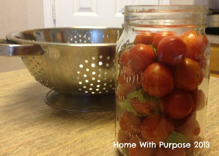 Lacto-Fermented Cherry Tomatoes