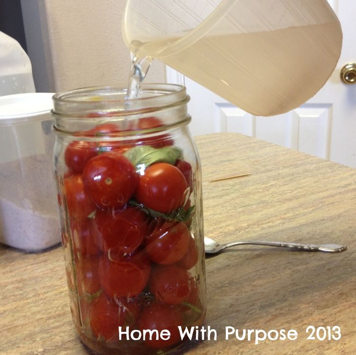  Lacto-Fermented Cherry Tomatoes