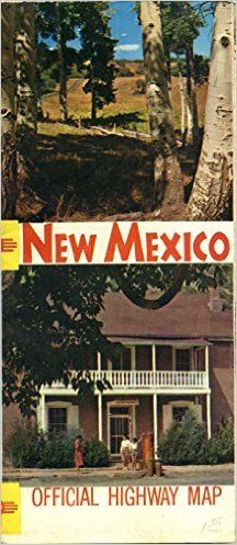 New Mexico Official Highway Map 1960