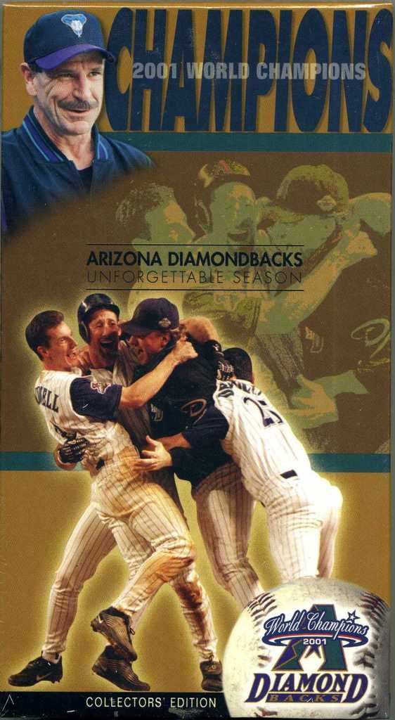 2001 World Champions the Arizona Diamondbacks Unforgettable Season VHS (collectors edition)