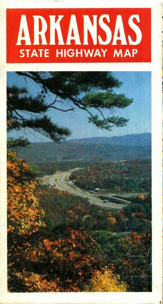 Arkansas State Highway Map 1984
