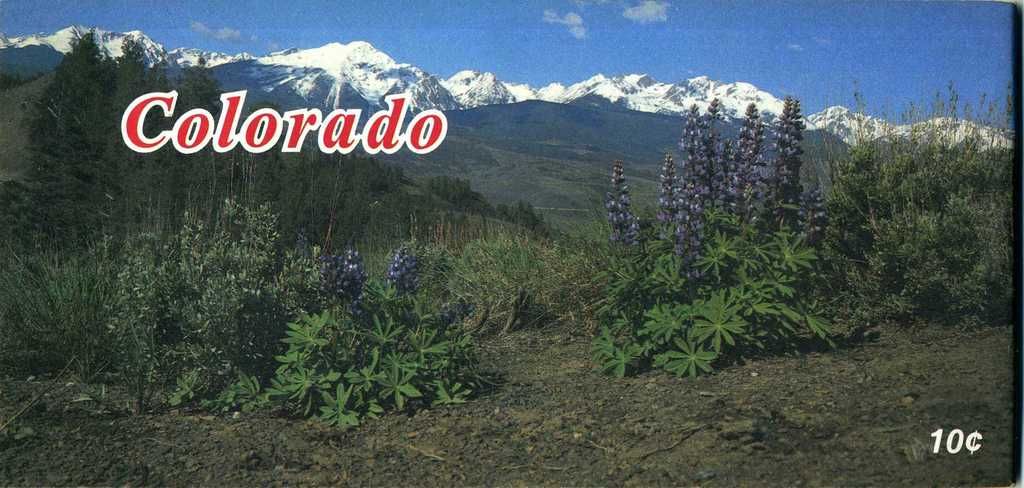 Colorado Highway and Road Map Revised 1984