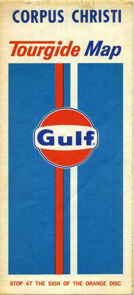 Corpus Christi Gulf Tourgide Map 1974