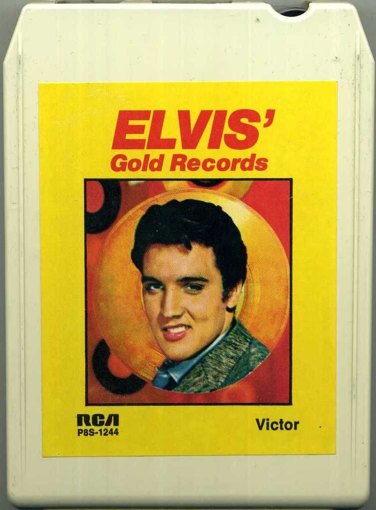 Anticuria Elvis Presley: Elvis' Gold Records 8 track tape