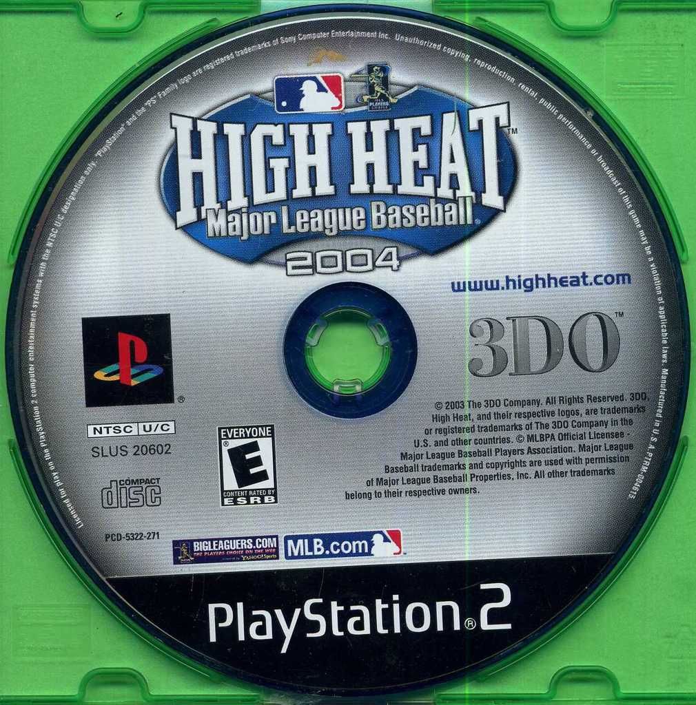 High Heat Baseball 2004 PS2