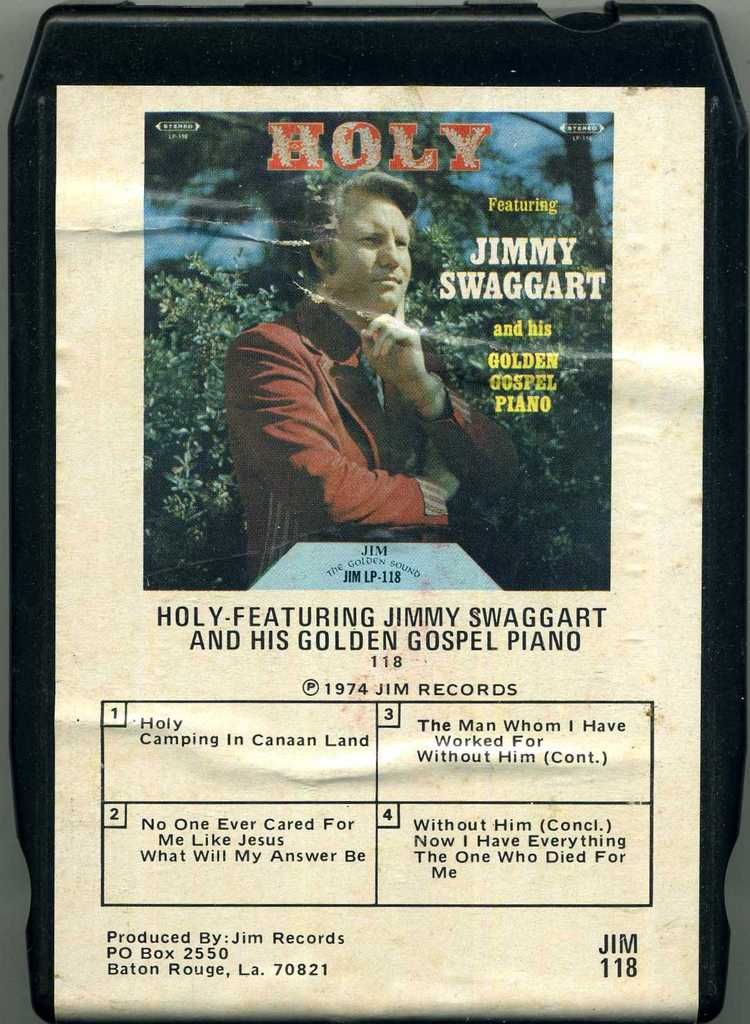 Holy Featuring Jimmy Swaggart and His Golden Gospel Piano 8-track Tape