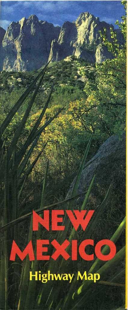 New Mexico Highway Map 1988