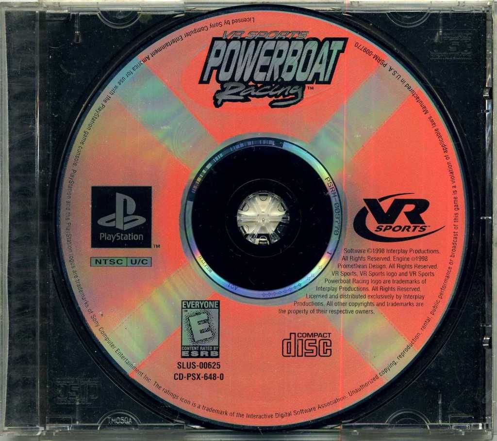 Vr Sports Powerboat Racing: Playstation 1