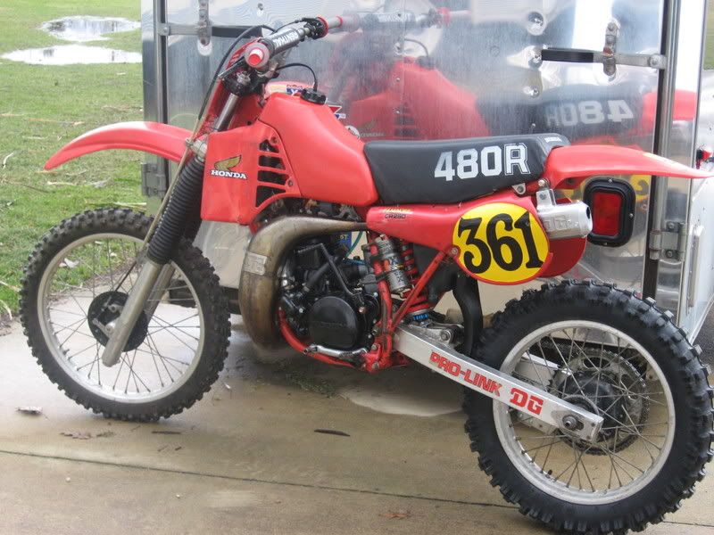 i find my 1982 cr250 to be a