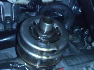 Honda prelude oil leak oil filter #4