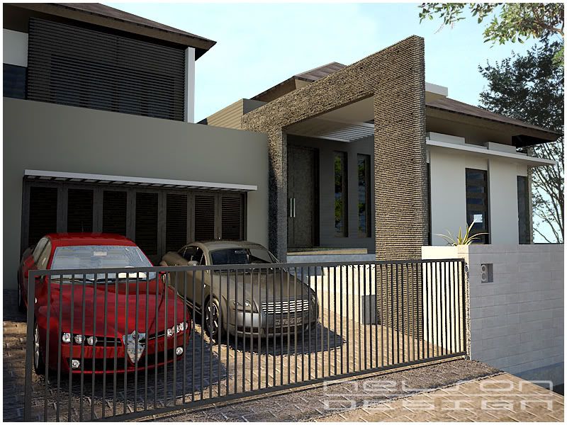 Minimalist House Design: Minimalist House Design Large Carport