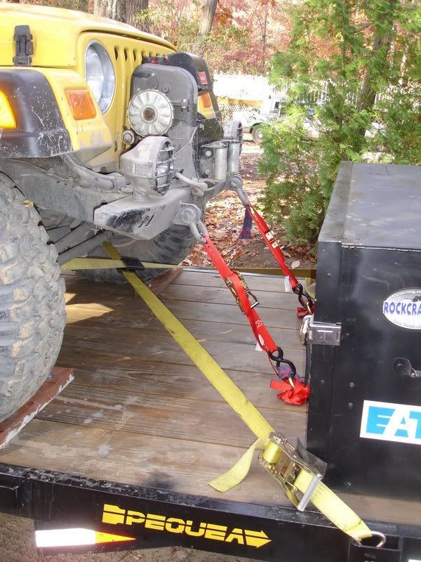 Strapping the Jeep to the Trailer??? Cummins Diesel Forum