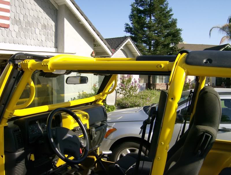 Jeep roll cage padding